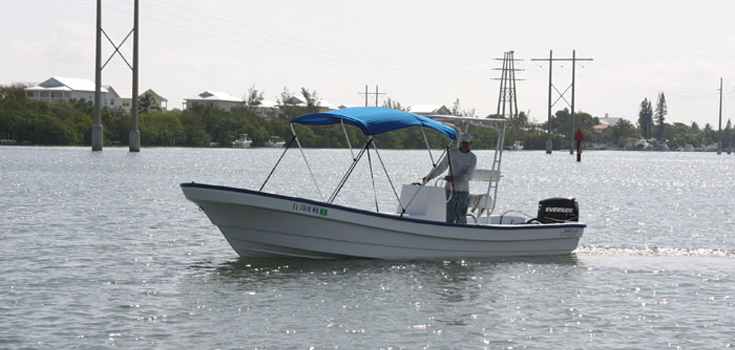 Key West 22′ Panga Boat Rental Image 2