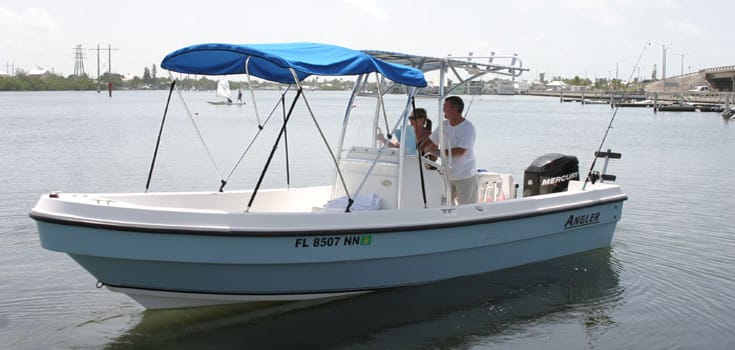 Key West 22′ Angler Panga Boat Rental Image 2