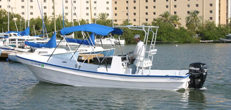 Key West 22′ Panga Boat Rental Image 1
